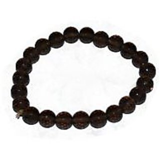 Kriti Feng Shui Diamond Cut Smoky Quartz Bracelet