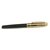 P-147 Dikawen 883 Black Contemporary Roller Ball Pen with Golden Trim