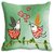 Mesleep Loving Birds  Digitally Printed  16X16 Inch Cushion Cover Ravishing