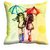Mesleep Couple Printed Cushion Cover (16X16)   Ritzy