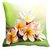 Mesleep  Flower Printed Cushion Cover (16X16)   Snappy