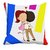 Mesleep  Couple Printed Cushion Cover (16X16)   Snazzy