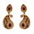 Kriaa Elegant Red Meenakari Earrings  -  1103120