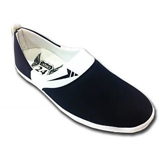 Buy 24 Casual Men's Loafer Nagra Shoe Black Online- Shopclues.com