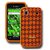 Amzer 88789 Luxe Argyle Skin Case - Orange for Samsung Galaxy S I9000