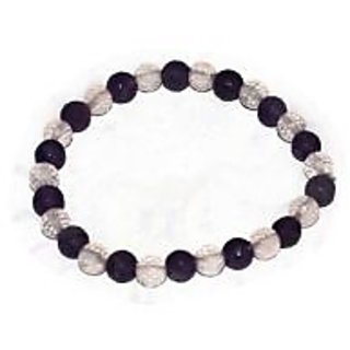 Kriti Feng Shui Amethyst With Rose Quartz Bracelet (Diamond Cut)