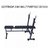 GOFITINDIA 3 IN 1 MULTIPURPOSE WEIGHT LIFTING BENCH HOME GYM USE