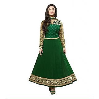 Madhav Enterprise Green Georgette Designer Party Wear Dress Md10025