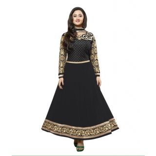 Madhav Enterprise Black Georgette Designer Party Wear Dress Md10027