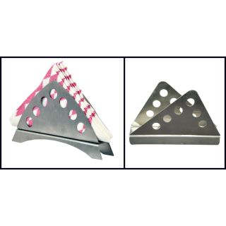 Stainless Steel Tri Combo Napkin Holder Set Of 2