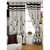 Story@Home Grey Jaquard Window Curtain Nature 1 pc Door curtain-DBR4012
