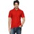 Ave Red Cotton Polo T Shirts - Red-Tshirt