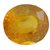 Yellow Sapphire (Pukhraj) Cts. 7.04 Ratti  7.74 With Freebie 5 Mukhi Rudraksha Mala