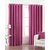 Royal Silky Polyester Purple Solid Eyelet Door Curtain