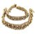 Aria antique style bridal CZ gold plated bridal anklet Oa1