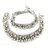 Aria antique style diwali festive CZ silver plated bridal anklet Oa2