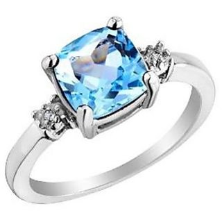 18 KT Gold Plated Solitaire Diamond Ring (Option 17)