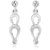 Mahi Rhodium Plated Spright Earrings For Women Er1103700r 
