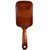Hair Brushes - Golden Rim Shell Finish Paddle Hair Brush - By Roots