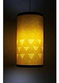 9 GIFTS Yellow Round Hanging Lamp