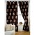 Story@Home Brown  Window Curtain Nature 2 pc Window curtain