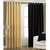 Homesazz Solid Design Long Door Curtains(Set of 2)