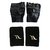 Dreamfit 12kg Adjustable Grip Dumbell Rubber Plates - 3 Rods (1 Curl) - Gym Back Bag - Gym Gloves - Wrist Band