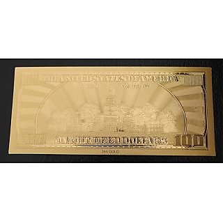 gold plated bank note gold plated bank note