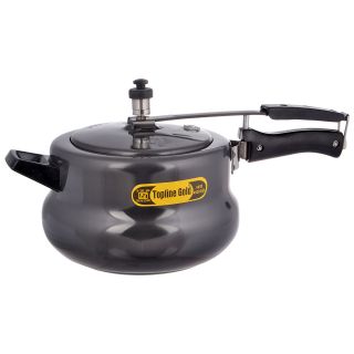 Topline Inner Lid Hard Anodized Handi Pressure Cooker 5 Ltr