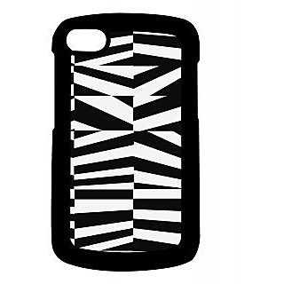 Pickpattern Back Cover For Blackberry Q10 BLACK&WHITEVECTORQ10-7092