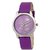 Gesture Beautiful Purple Strap Watch (8032-PR)