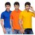 TSX Men's Multicolor Polo (Pack of 3)