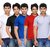 TSX Men's Multicolor Round Neck T-Shirt (Pack of 5)