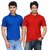 TSX Men's Multicolor V-Neck T-Shirt (Pack of 2)