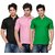 TSX Men's Multicolor Polo (Pack of 3)