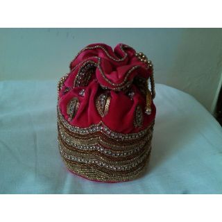 velvet potli bags