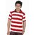 DY Single polo t-shirt with stripes (T133)
