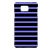 Pickpattern Back Cover For Samsung Galaxy Alpha BLACKSTRIPSSALP