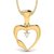 Mani Jewel 92.5Kt Sterlling Silver Certified Diamond Alphabets Pendant Design-25 & Free Special Heart Pendant in Sterling Silver worth Rs. 1733