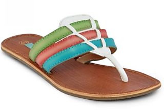 Ladies flat chappal images hot sale