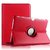 Red Samsung Galaxy Tab 2 10.1inch 360 Rotate Rotating Case Cover P5100 P5110