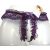 BRIDAL FINE QUALITY OPEN CROTCH  PANTY THONG -purple