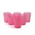 Tumblers/Glasses-Incrizma Multipurpose Glass 6 Pc Set - Pink