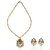  Gold Plated Gold Alloy Pendant with Earrings Only for Women