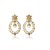 Ethnic Jewels Golden Drop Earring (Er-87)