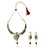 Ethnic Jewels Multi Colour Alloy Earring & Necklace Set (Ey-362)