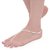 The Pari White Alloy Non Plated Pair Of Anklets For Women