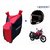Speedwav Sporty Bike Body Cover+Full Face Riding Helmet BLACK-Hero Hunk