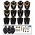 Kriaa Exclusive 12 Jewelry Sets with FREE 3 Pearl Sets & 4 pair of Earrings