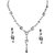 Urthn Pretty White Necklace Set - 1102830